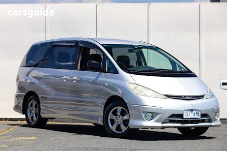 Silver 2005 Toyota Tarago SUV GLX F