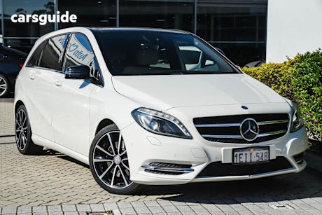 White 2013 Mercedes-Benz B-Class Hatch B250 F