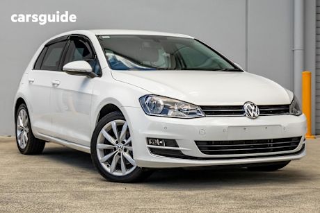 White 2015 Volkswagen Golf Hatch 103TSI HIGHLINE F