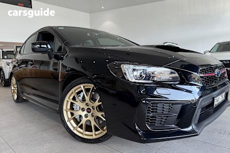 Black 2021 Subaru WRX Sedan STI EJ25 FINAL EDITION 4WD