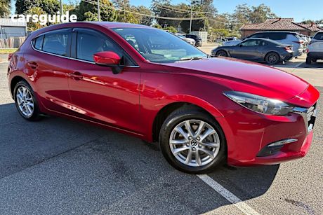 Red 2018 Mazda Mazda3 Hatch MAXX SPORT F