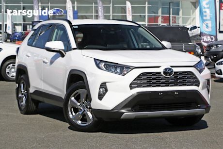 White 2021 Toyota RAV4 SUV GXL F