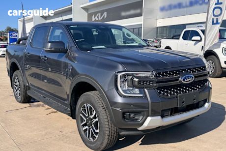 Grey 2025 Ford Ranger Ute Tray SPORT 4X4