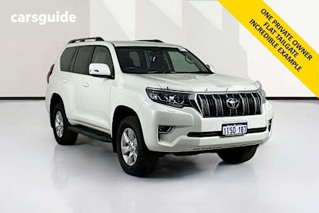 White 2019 Toyota Landcruiser Prado Wagon Gxl (4X4)