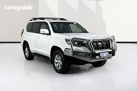 White 2020 Toyota Landcruiser Prado Wagon Gxl