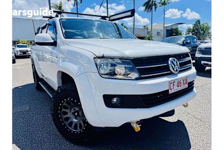 White 2012 Volkswagen Amarok Ute Tray TDI400 TRENDLINE 4X4