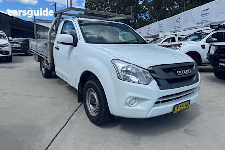 White 2019 Isuzu D-MAX Cab Chassis Sx Low-Ride (4X2)