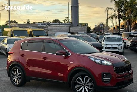 Red 2018 Kia Sportage Wagon Si Premium (Awd)
