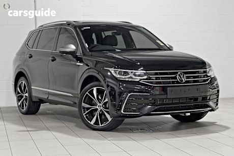 Black 2023 Volkswagen Tiguan Wagon Allspace 162Tsi R-Line