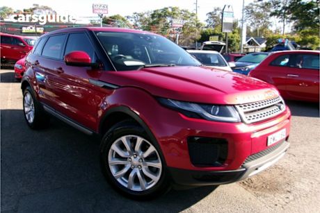 Red 2018 Land Rover Range Rover Evoque Wagon Td4 (110Kw) Se