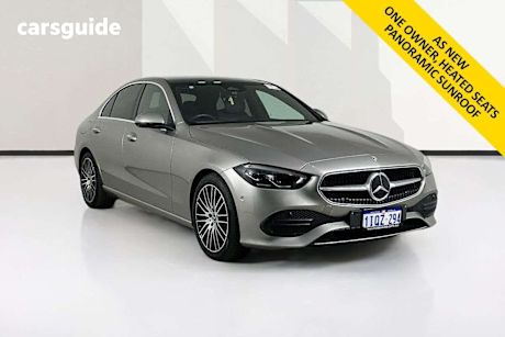 Grey 2022 Mercedes-Benz C200 Sedan Edition C Mhev