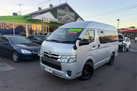 Grey 2016 Toyota HiAce Commercial