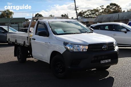 White 2023 Toyota Hilux Cab Chassis Workmate (4X2)
