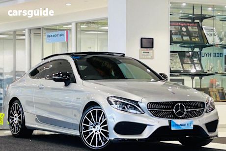 Silver 2017 Mercedes-Benz C-CLASS Coupe C43 AMG 4WD