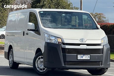 White 2019 Toyota HiAce Commercial GDH300R R