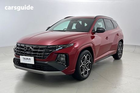 Red 2022 Hyundai Tucson SUV ELITE N LINE 4X4
