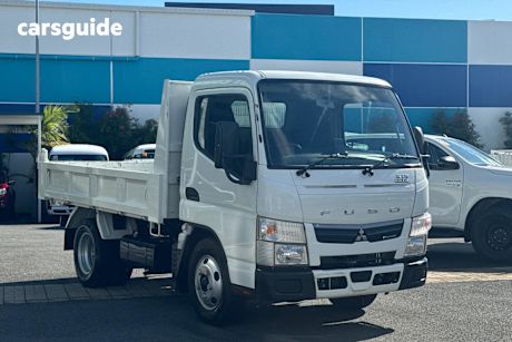 White 2020 Fuso Canter Ute Tray 515 4X2