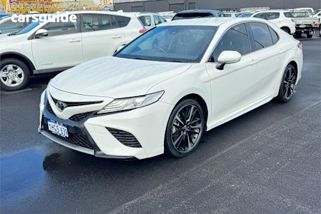 White 2021 Toyota Camry Sedan SX F