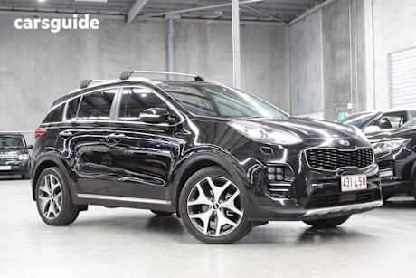 Black 2016 Kia Sportage SUV PLATINUM 4X4
