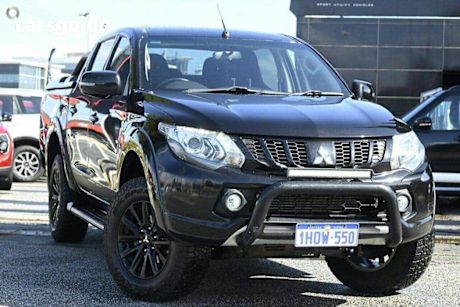 Black 2018 Mitsubishi Triton Dual Cab Utility Gls (4X4)