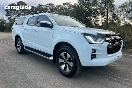 White 2021 Isuzu D-MAX Ute Tray LS-U HIGH RIDE R