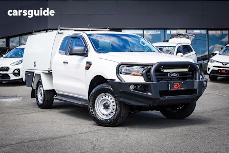 White 2019 Ford Ranger Ute Tray XL 4X4
