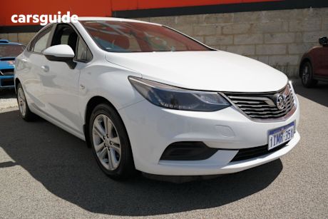 White 2018 Holden Astra Sedan LS F