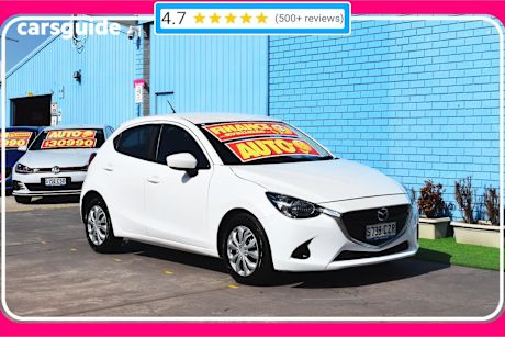 White 2015 Mazda Mazda2 Hatch NEO F