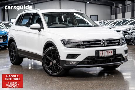 White 2018 Volkswagen Tiguan SUV 132TSI COMFORTLINE 4WD