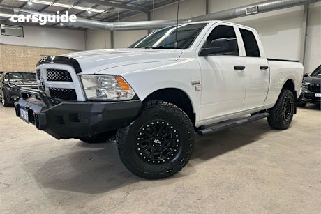 White 2020 Ram 1500 Ute Tray WARLOCK 4X4