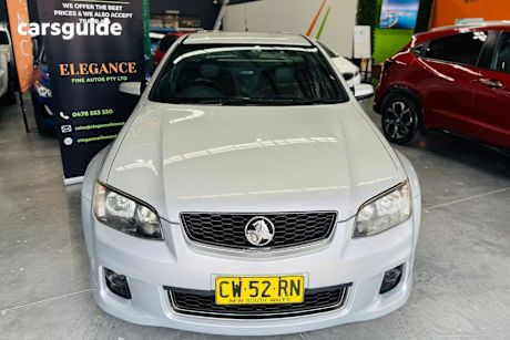 Silver 2012 Holden Commodore Utility Ss Thunder