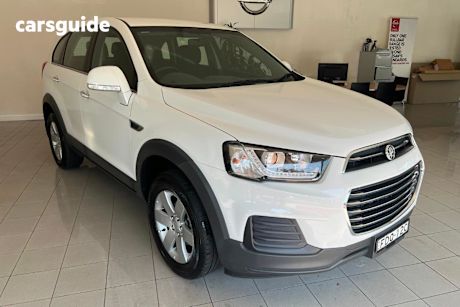 White 2016 Holden Captiva SUV LS F