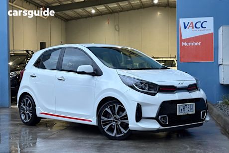 White 2022 Kia Picanto Hatch GT-LINE F