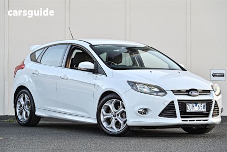 White 2013 Ford Focus Hatch SPORT F