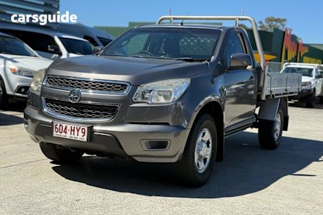 Grey 2014 Holden Colorado Cab Chassis Lx (4X2)