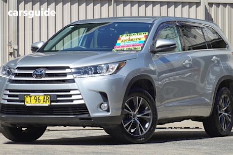 Silver 2019 Toyota Kluger Wagon Gx (4X2)