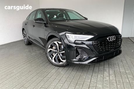 Black 2024 Audi Q8 E-Tron SUV 55 4WD
