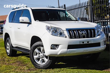 White 2012 Toyota Landcruiser Prado SUV GXL 4X4