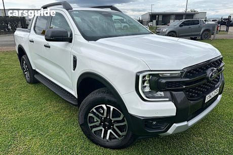 White 2024 Ford Ranger Ute Tray SPORT 4X4