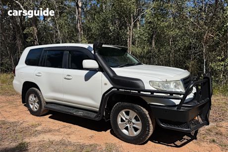 White 2010 Toyota Landcruiser Wagon Gxl (4X4)