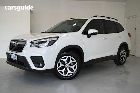 White 2021 Subaru Forester SUV 2.5I 4WD