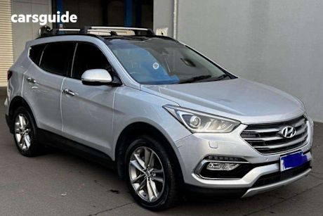Silver 2016 Hyundai Santa FE SUV HIGHLANDER 4X4