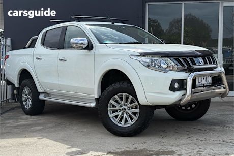 White 2017 Mitsubishi Triton Dual Cab Utility Gls (4X4)
