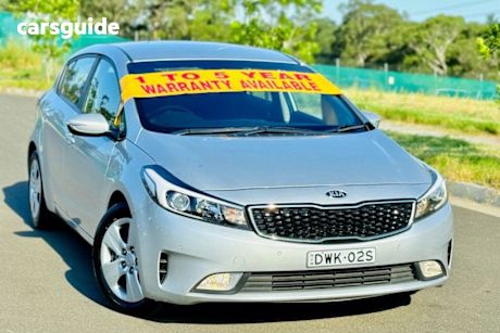 Silver 2018 Kia Cerato Hatchback S