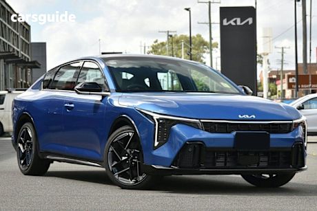Blue 2025 Kia K4 Sedan GT-LINE F
