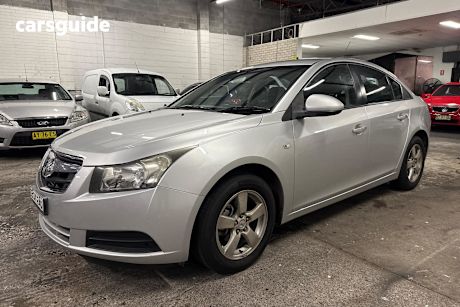 Silver 2010 Holden Cruze Sedan Cd