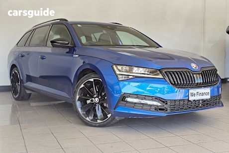 Blue 2022 Skoda Superb SUV 206TSI SPORTLINE 4X4