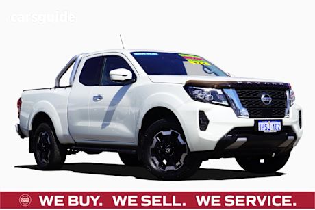 White 2021 Nissan Navara King Cab Pick Up St-X (4X4) Leather/No Sunroof
