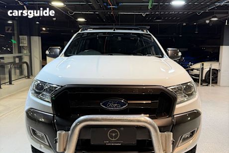 White 2017 Ford Ranger Ute Tray WILDTRAK 4X4