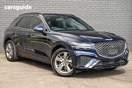 Blue 2021 Genesis GV70 SUV 2.2D AWD 4X4